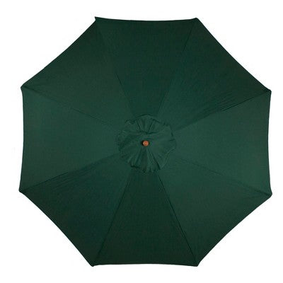  Northlight 8.5ft Outdoor Patio Market Umbrella With Wooden Pole, Green