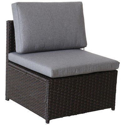  Northlight 4-Piece Savannah Resin Wicker Outdoor Patio Modular Sectional Set With Cushions