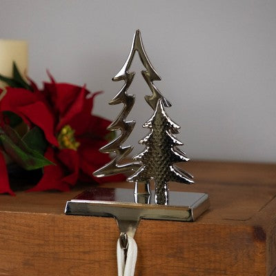  Northlight Double Pine Tree Christmas Stocking Holder - 7"