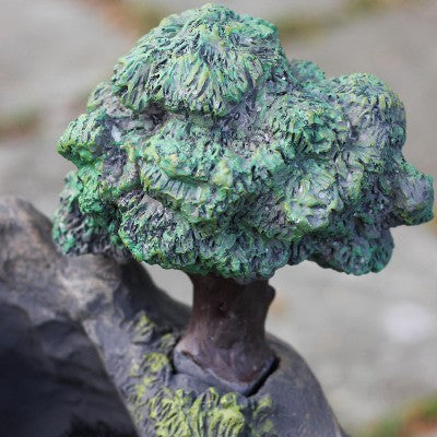  Northlight 24.5" Solar LED Lighted Mushrooms By Waterfall Outdoor Patio Garden Water Fountain