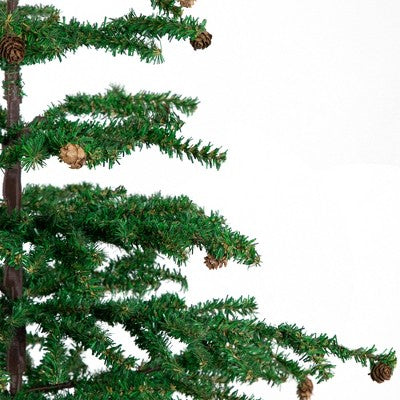  Northlight Medium Artificial Christmas Tree With Mini Pine Cones In Burlap Base - 3' - Unlit