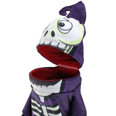  Northlight Animated And Musical Trick Or Treat Skeleton Halloween Candy Bag - 24" - One Size