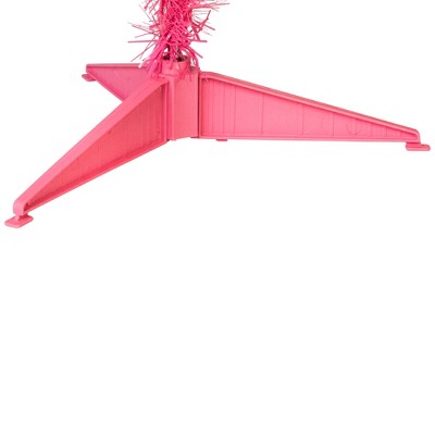  Northlight Artificial Tinsel Christmas Tree - 3' - Pink - Unlit