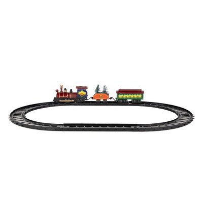  Northlight 9-Piece Red Battery Operated Animated Christmas Train Set