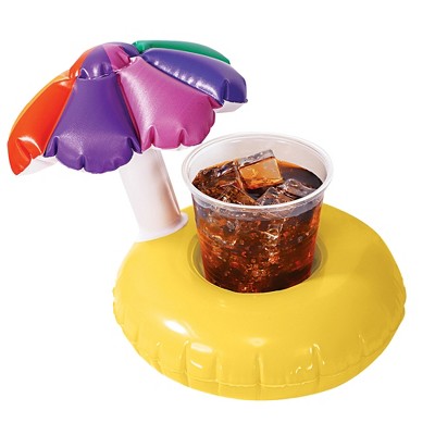  Northlight 10.75" Inflatable Parasol Swimming Pool Floating Drink Holder