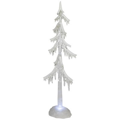  Northlight LED Lighted Acrylic Icicle Tree Christmas Decoration - 14"