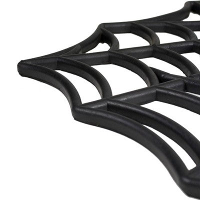  Northlight Black Spider Web Rectangular Halloween Doormat 18" X 30"
