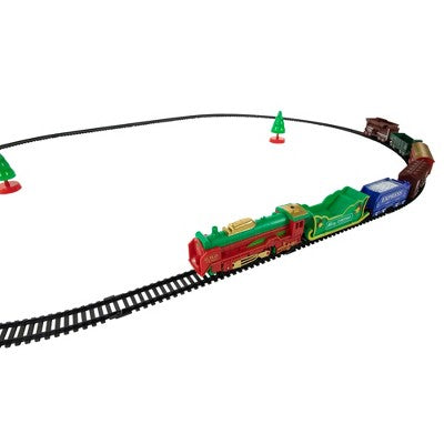  Northlight 23 Pc Battery Operated Lighted And Animated Classic Christmas Train Set With Oval Track