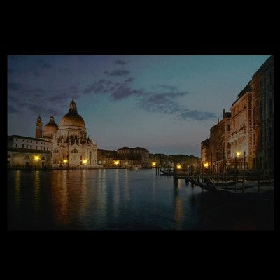  Northlight 23.5" LED Venice City Italy Sunset Scene Canvas Wall Art