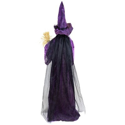  Northlight LED Lighted And Animated Witch Halloween Decoration - 5.5'