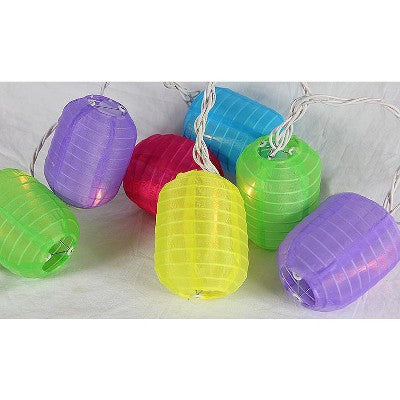 Northlight 10-Count Pink And Green Mini Christmas Light Set, 7.5 Ft White Wire