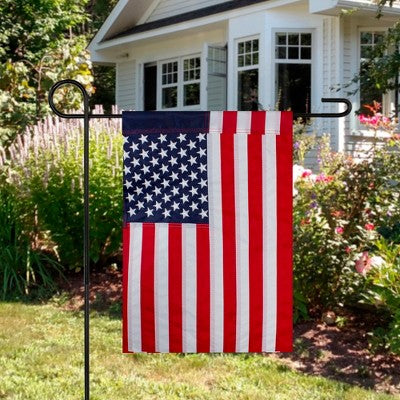  Northlight Patriotic Americana Embroidered Outdoor Garden Flag 18" X 12.5"