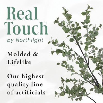  Northlight Real Touch™ Artificial Pre-Lit Cedar Double Spiral Topiary Tree, Clear Lights 4.5'