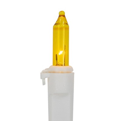  Northlight Mini Christmas Lights - Yellow - 20.25' White Wire - 100ct