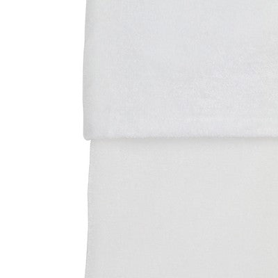  Northlight Traditional Velveteen Christmas Stocking - 19" - White