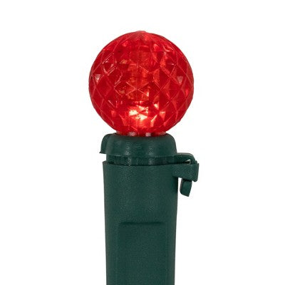  Northlight LED G12 Berry Christmas Lights - Multicolor - 16' Green Wire - 50 Ct
