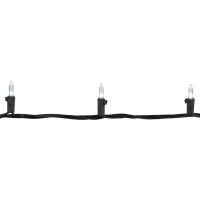  Northlight LED Mini Christmas Lights - Pure White - 33' Black Wire - 100ct