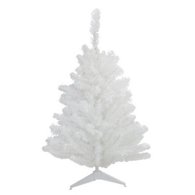  Northlight Medium Snow White Pine Artificial Christmas Tree - 2' - Unlit