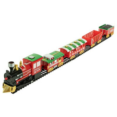  Northlight 21pc Red Battery Operated Lighted And Animated Classic Train Set