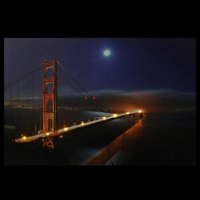  Northlight LED Lighted Famous San Francisco Golden Gate Bridge Canvas Wall Art 15.75" X 23.5"