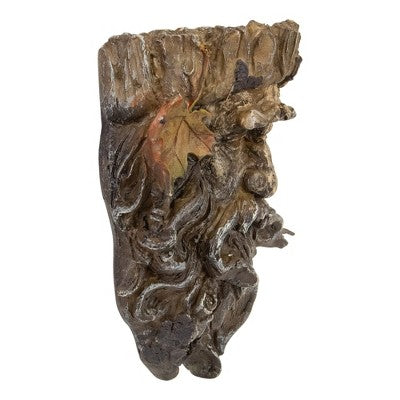  Northlight 10.25" Brown Tree Face Outdoor Garden Planter