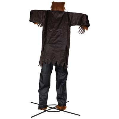  Northlight Huge Lighted And Animated Talking Werewolf Commercial Outdoor Halloween Decoration - 12'
