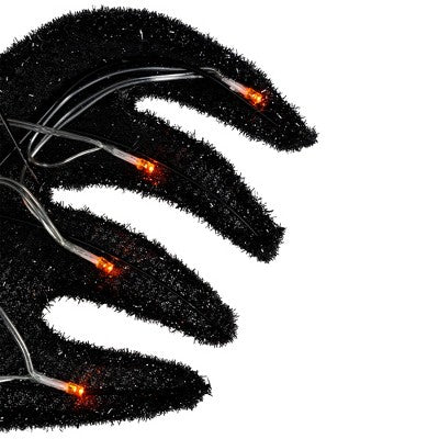  Northlight Lighted Tombstone Halloween Decoration - 31.5" - Black And Gray - Orange LED Lights