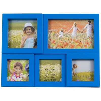  Northlight Blue Multi-Sized Puzzled Photo Picture Frame Collage Wall Decoration