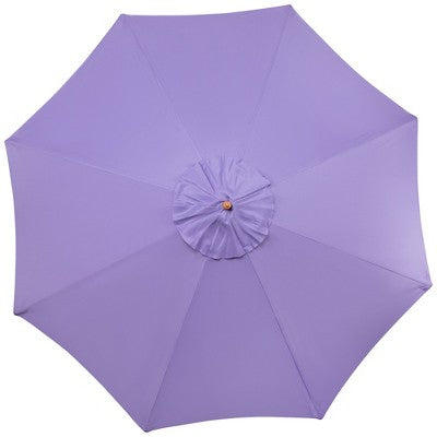  Northlight Outdoor Patio Market Umbrella With Wooden Pole - 8.5' - Purple