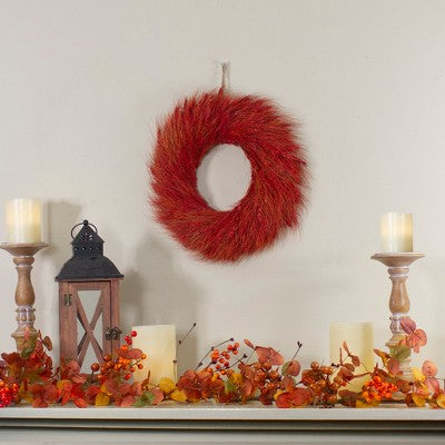  Northlight 5' Berry And Leaves Fall Harvest Artificial Garland - Unlit
