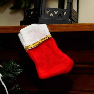  Northlight Pack Of 6 Traditional Mini Christmas Stockings With Gold Glitter Pen