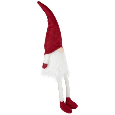  Northlight Lighted Sitting Gnome With Dangling Legs Christmas Decoration - 20"