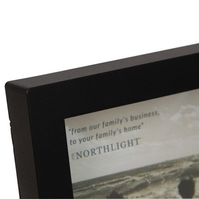  Northlight Solid Rectangular Picture Frame - For A 4" X 6" Photo - Black