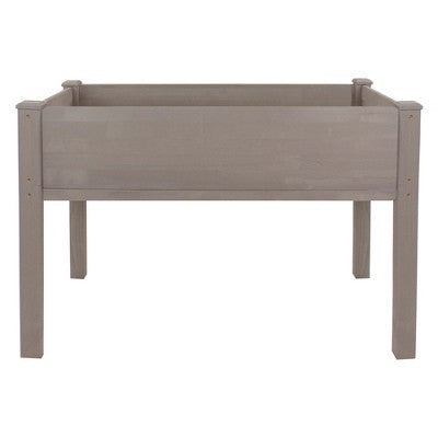  Northlight 4ft Brown Wood Raised Garden Bed Planter Box With Liner