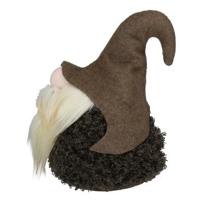  Northlight Bulbous Nose Santa Gnome Christmas Decoration - 8" - Brown