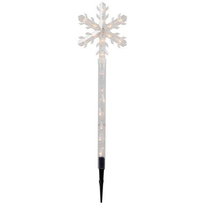  Northlight Lighted Snowflakes Christmas Outdoor Pathway Markers - 27" - Set Of 4