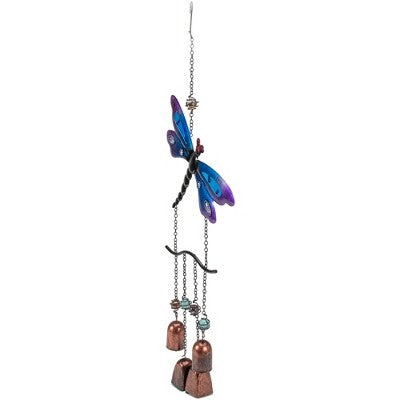  Northlight 24" Purple And Bronze Dragonfly Outdoor Garden Windchime