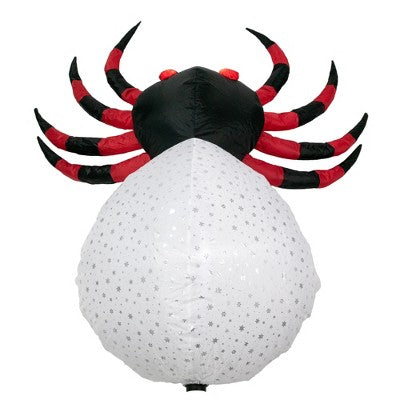  Northlight LED Lighted Inflatable Chill And Thrill Spider Outdoor Halloween Decoration - 4'
