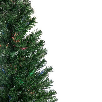  Northlight Pre-Lit Medium Multi-Color Fiber Optic Pine Christmas Tree - 4'