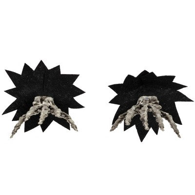  Northlight 7" Skeleton Hands Halloween Window Decoration