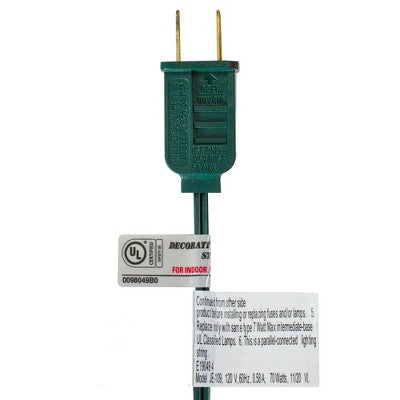  Northlight Satin Finish G50 Globe Indoor Outdoor Patio Lights - MultiColor - 13.75' Green Wire - 15ct