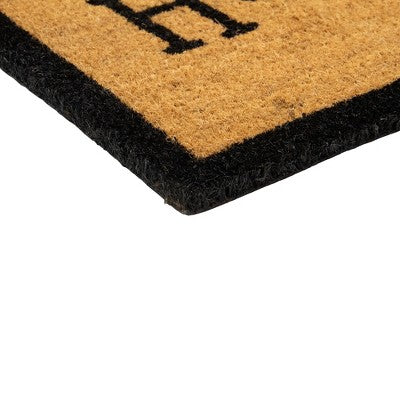 Northlight Natural Coir Rectangular "Home Sweet Home" Doormat 16" X 48"