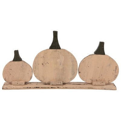  Northlight 16.5" Three Little Pumpkins Fall Harvest Decoration