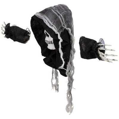  Northlight 10" Spooky Skeleton 3-D Halloween Window Decoration