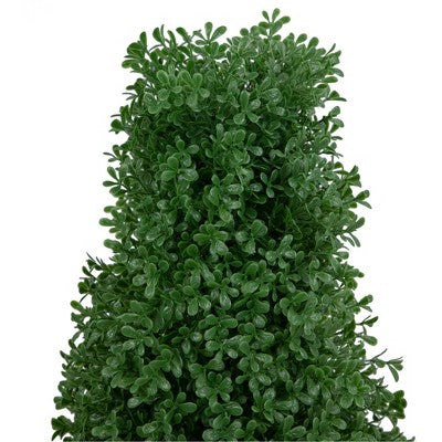  Northlight 30" Artificial Boxwood Cone Topiary Tree With Round Pot, Unlit