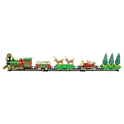  Northlight 22pc Battery Operated Lighted And Animated Christmas Train Set With Working Smokestack