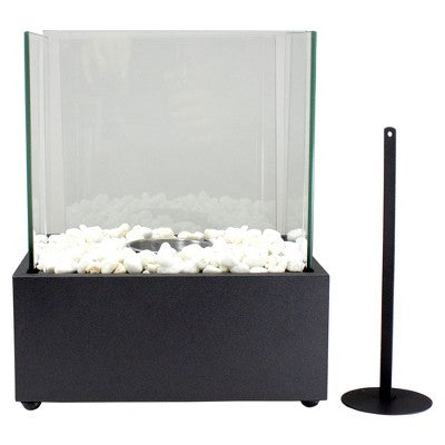  Northlight 11.5" Bio Ethanol Ventless Portable Tabletop Fireplace With Flame Guard