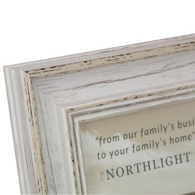  Northlight 8" X 10" Weathered Finish Photo Picture Frame - White