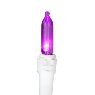  Northlight 50ct LED Mini String Lights Purple - 16.25' White Wire
