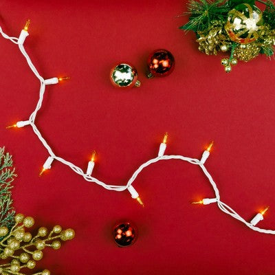  Northlight Mini Christmas Lights - Yellow - 20.25' White Wire - 100ct